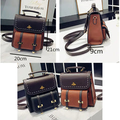 Vintage Leather Women's Backpack for School & Travel