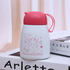 Stainless Steel Kids Water Bottle - Cute Eco-Friendly Cup
